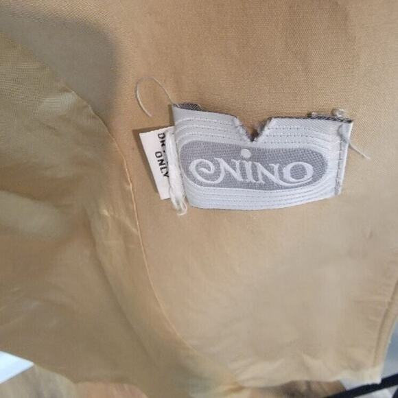 VTG Carol Cohen Trench Coat Women's Longline Drizzle Small Khaki Tan Union Made - Picture 10 of 12